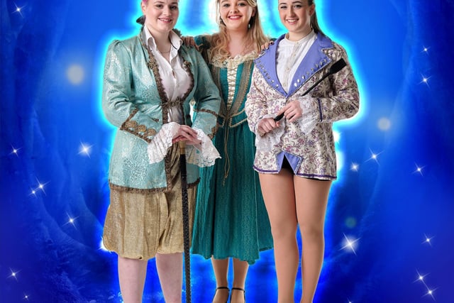 Wolfgang (Erin McBurney), Heather (Phoebe Cork), and Prince Johann (Tomi Daynes-Hall).
Photography by The Artistic Lens; Digital Design by Si James.