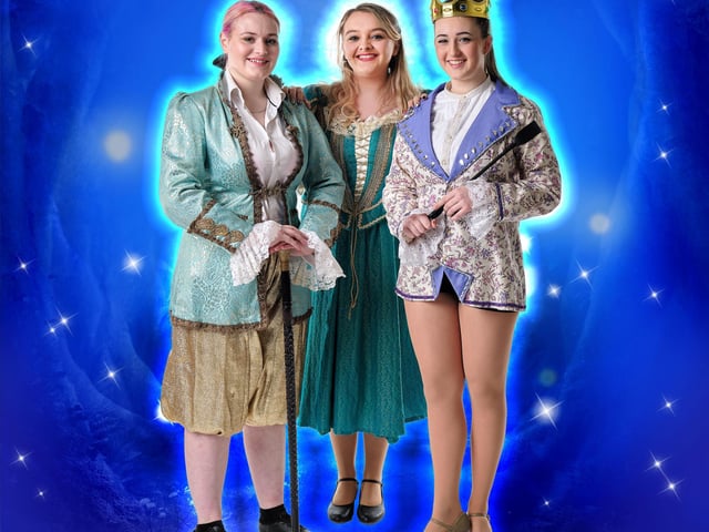 Wolfgang (Erin McBurney), Heather (Phoebe Cork), and Prince Johann (Tomi Daynes-Hall).
Photography by The Artistic Lens; Digital Design by Si James.