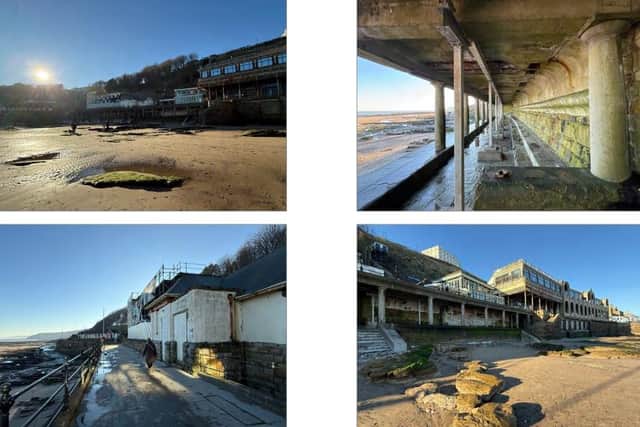 The proposed location of the Scarborough Sea Swimming Tidal Pool