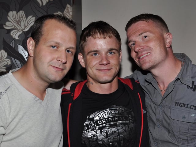 Chris, Shane and Dan in 2012.