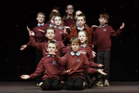 At the Eskdale Festival of the Arts, Goathland School takes part in the primary schools choral speaking category.