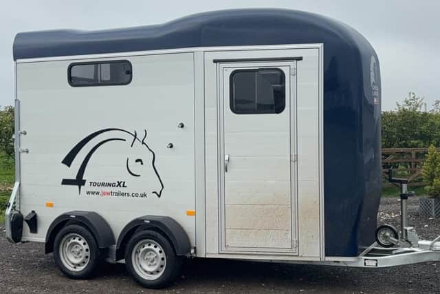 A horse box was also taken during the burglary