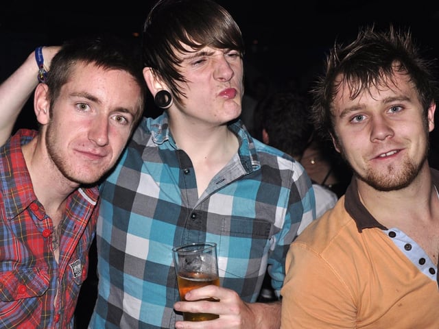 Richard, Simon and Damien have a mega time.