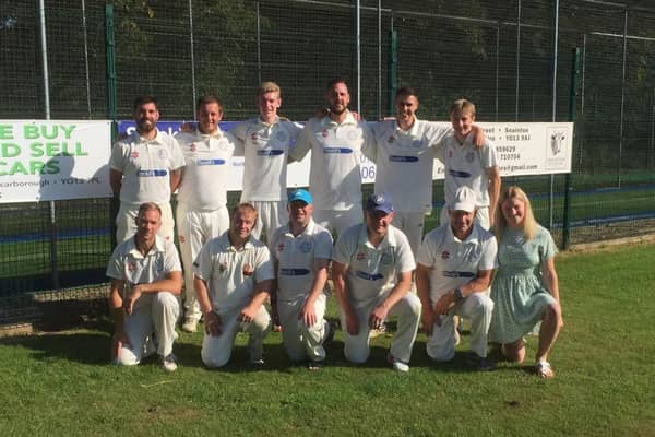 Snainton CC secured promotion from Scarborough Beckett Cricket League Division Two