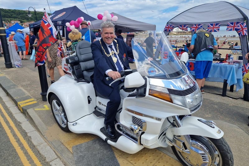 Charter Mayor John Ritchie enjoyed the day and said it was lovely to see people enjoying the day and the sunshine