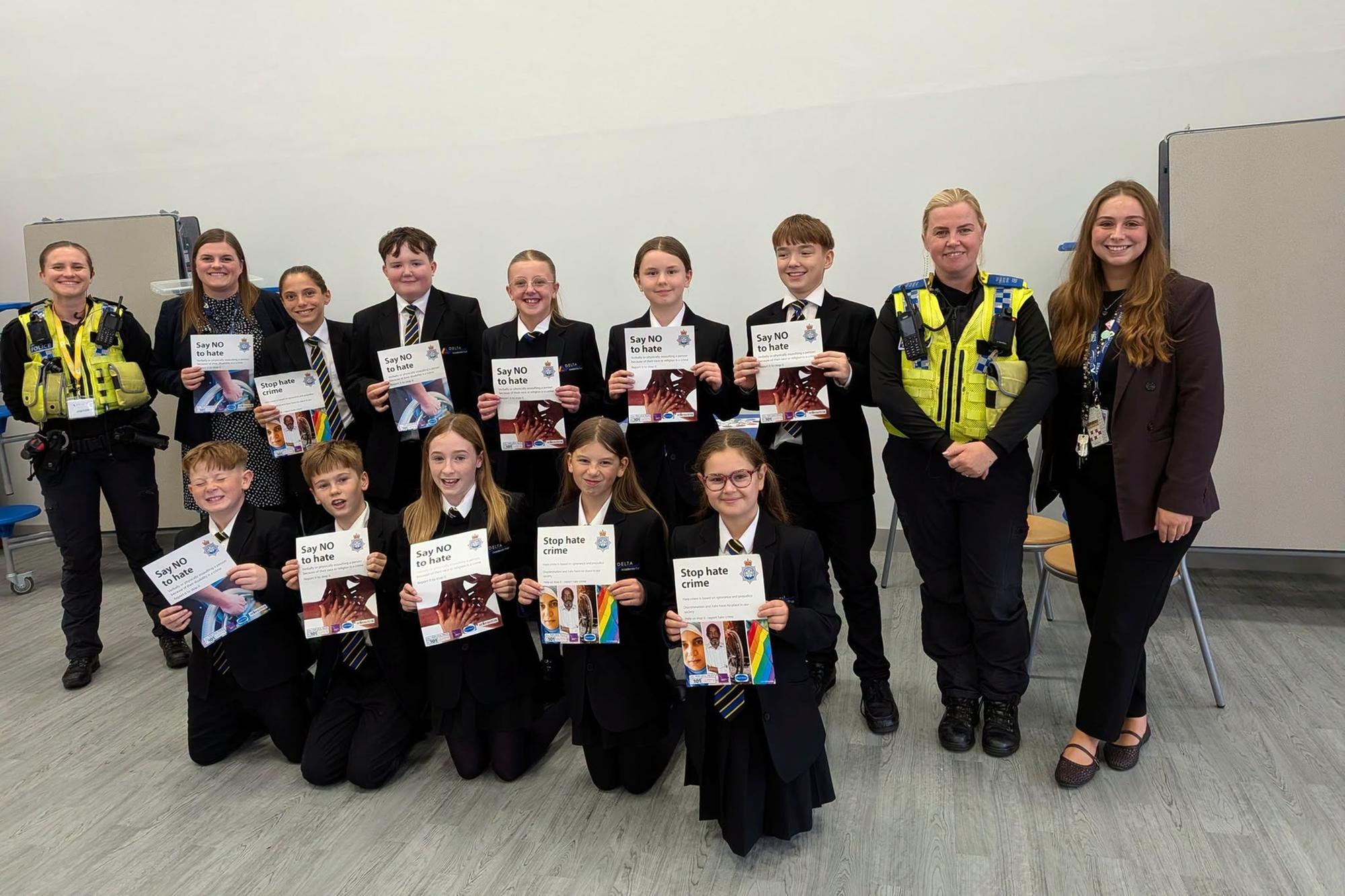 Students at Filey Academy.