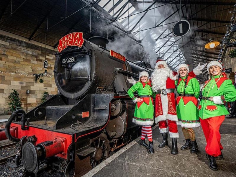 Santa Specials at North Yorkshire Moors Railway will start on November 25 and November 25, and will be on selected dates in December. Join Santa and his special team of elves at the North Yorkshire Moors Railway from either Pickering or Grosmont Station before a magical adventure aboard the Santa Express which will take you on a festive journey you won't forget!
