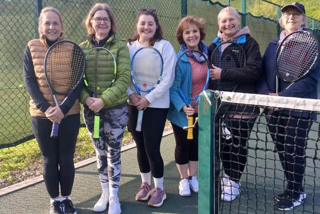 Hackness and Scarborough Tennis Club Ladies B team. Photo by Mark White