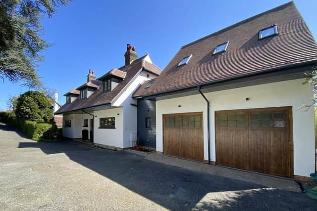 The four bedroom detached home located on the south side of Scarborough.
