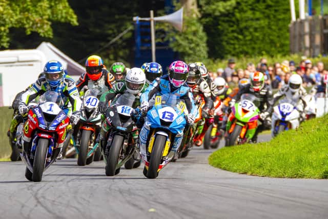 Action from Oliver's Mount. Photo by Mike Palmer