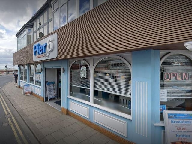 Pier 6 Boardwalk Café is located on South Cliff Road, with 530 Tripadvisor reviews. One Tripadvisor review said "All is fresh and served very quickly. I cannot recommend this restaurant enough."