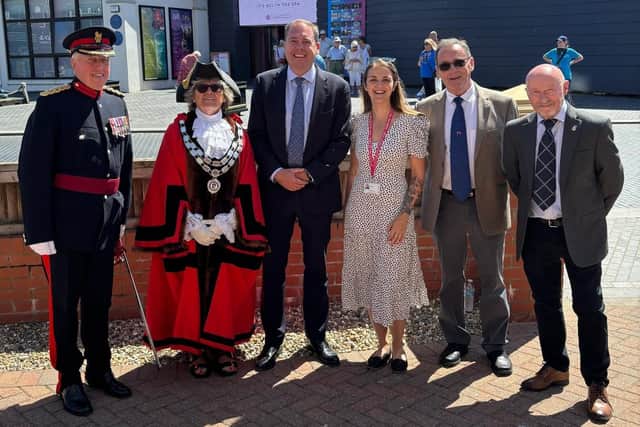 Charlie Dewhirst MP (third left) with other dignitaries on Armed Forces Day. All photos courtesy of Charlie Dewhirst MP's office