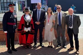 Charlie Dewhirst MP (third left) with other dignitaries on Armed Forces Day. All photos courtesy of Charlie Dewhirst MP's office