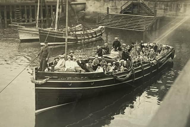The MV Britannia arrived in Bridlington harbour at the start of the 1923 season.
