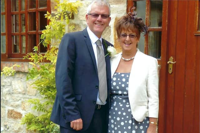 Gordon with wife Breda