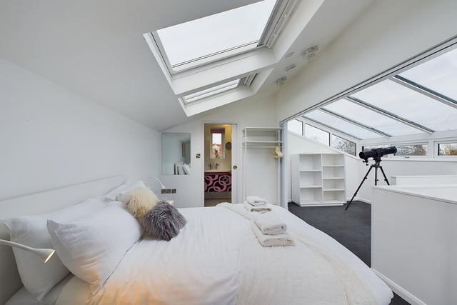 One of the property's bright and spacious bedrooms.