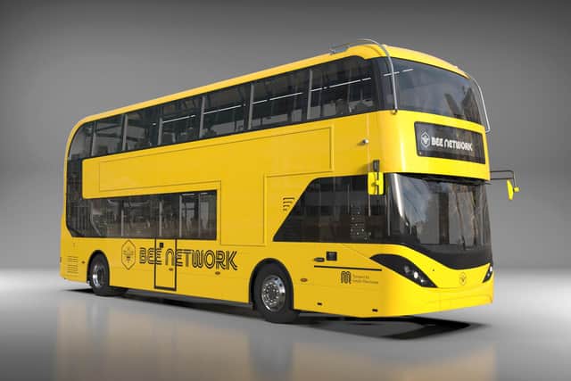 The fleet of buses will feature a new yellow and black livery, symbolic of the bee which is synonymous with Manchester. (Photo: Alexander Dennis)