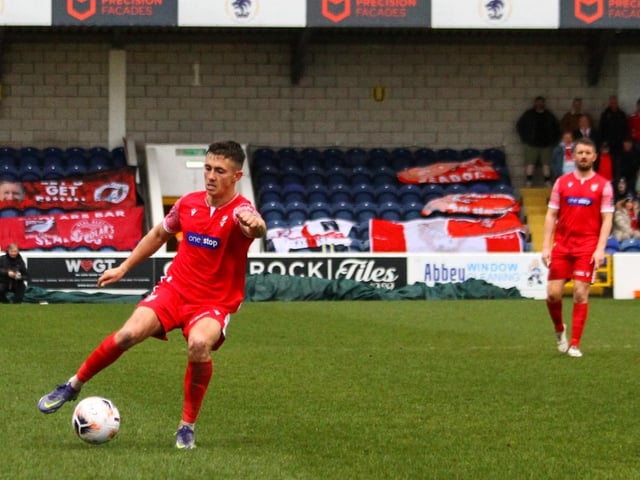 Midfielder Lewis Maloney in action for Athletic.
