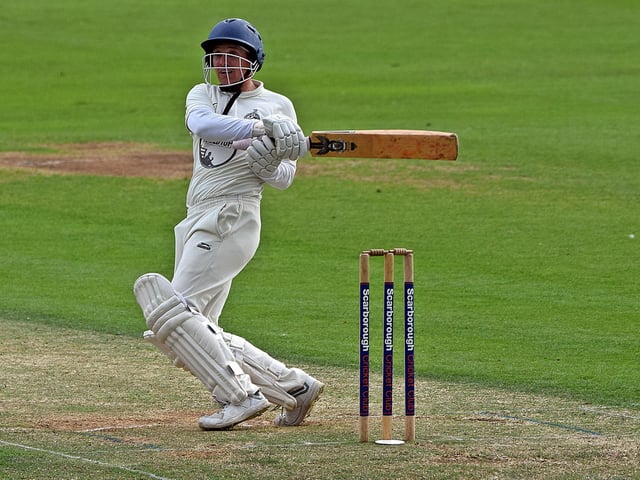 Tom Bussey hits out for Scarborough 2nds
