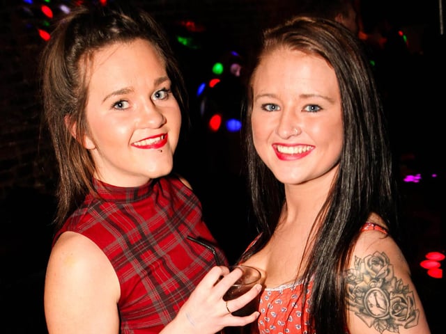 Jasmine and Lauren looking gorgeous in Blue Lounge.