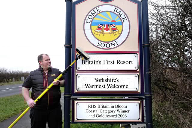 The signs were 'disgusting' said Matthew