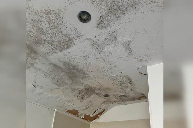 Housing officers found lack of adequate insulation, penetrating damp causing mould growth, and faulty smoke detectors in the property.