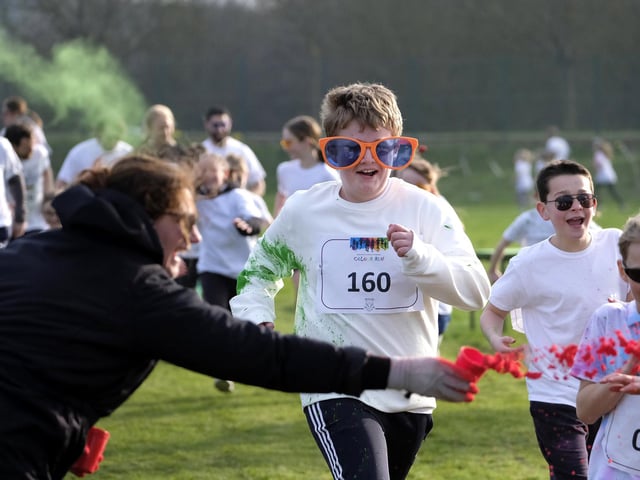 Fabulous fun at Wheatcroft Colour Run