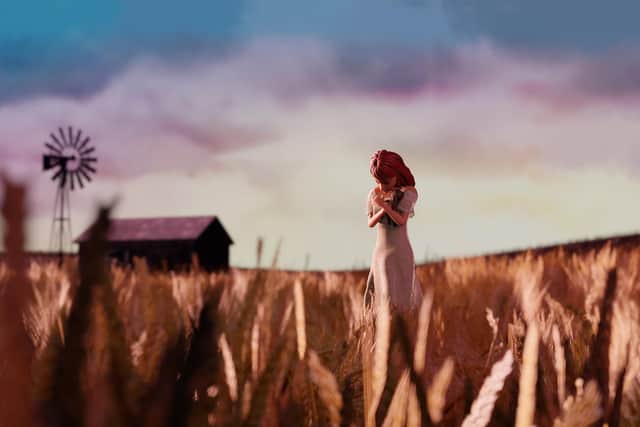 Still from the production of Beautiful Scarecrow.