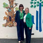 Rachel Reeves and Scarborough and Whitby candidate Alison Hume in Scarborough.
picture: Local Democracy Reporting Service