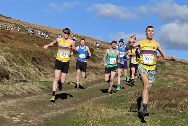 Scarborough Athletic Club's Daniel Bateson sets the early pace at the Blakey Blitz.