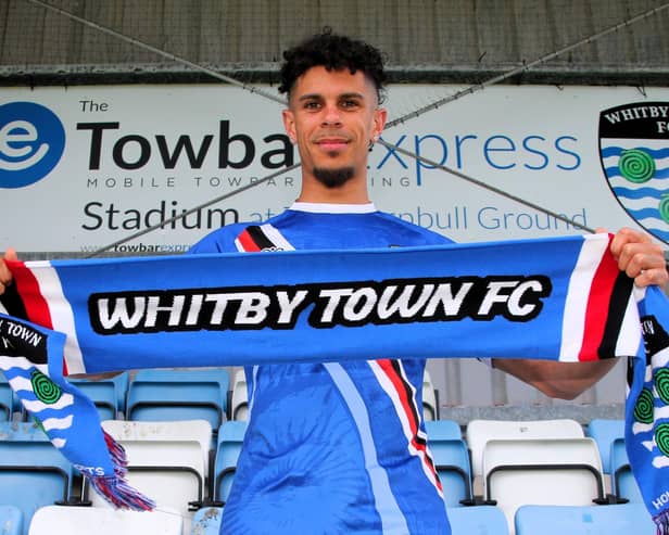Whitby Town have signed in-demand forward Marley Grant.