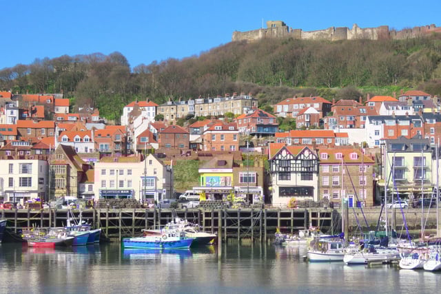 A sunny Scarborough Harbour, by Tony Freeman.