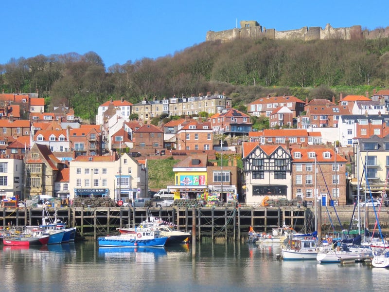 A sunny Scarborough Harbour, by Tony Freeman.