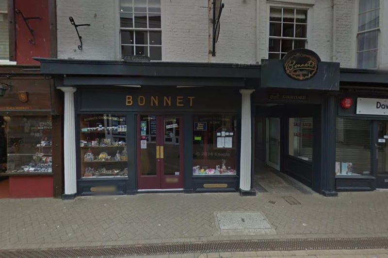 Bonnet's of Scarborough is located on Huntriss Row and received 4 votes.