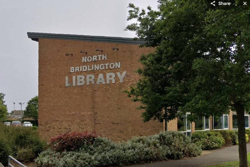 The BHF event will be held at Bridlington North Library on Thursday, March 15. Photo: Google Maps