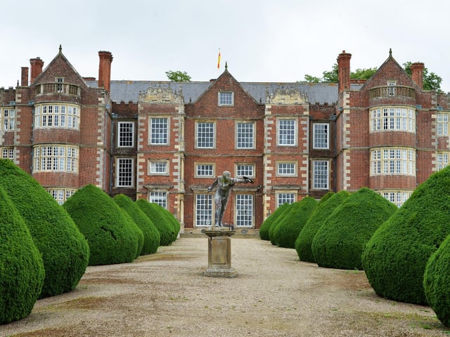 Burton Agnes Hall, near Bridlington, open all year The maze, situated in the top north east corner of the walled garden, was planted in spring of 1990, walled garden seeming an obvious choice due to its Elizabethan origins. More than 700 bushes were used to build the maze and, despite yew being regarded as a slow plant to develop, it actually grew at a rate of one foot per year. Once mature, the rate of growth slowed considerably, which is a great advantage when maintaining the maze, particularly removing clippings from the centre. The only caution to be noted when ordering yew bushes, as the estate found, is “‘yew” is not to be confused with “ewe”! On the morning its bushes were due to be delivered, the nursery who supplied the plants rang the office to say that it would be delivering them that afternoon. The message was passed on to the farm workers, who later discovered they were actually waiting to unload 700 ewes, thinking the estate had decided to go in for sheep farming!