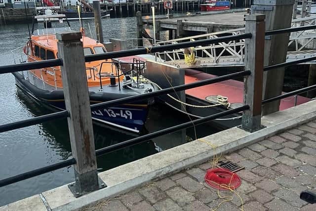 A number of crab lines have been found abandoned near to the lifeboat station - Image: Whitby RNLI