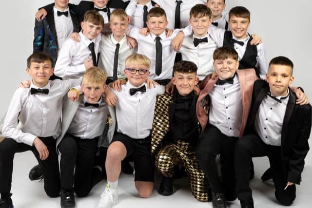 Hawkes 360 AFC's Under-12s team at the celebration event at The Spa.