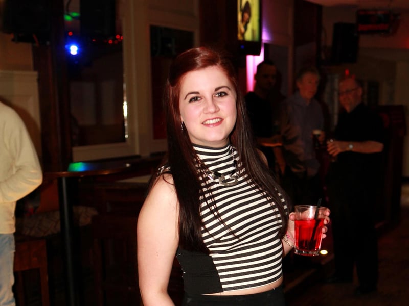 Jess having a great night out