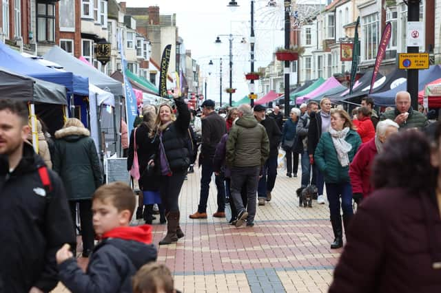 The Christmas Food Festival brought 60 stalls to King Street, with hundred of visitors coming to the town centre to peruse. Photo: TFC Photography.