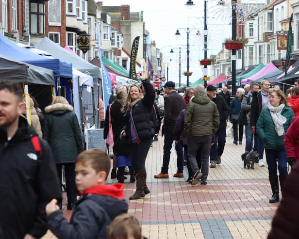The Christmas Food Festival brought 60 stalls to King Street, with hundred of visitors coming to the town centre to peruse. Photo: TFC Photography.