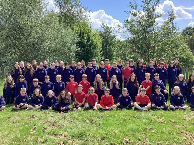 Newby & Scalby year six leavers.