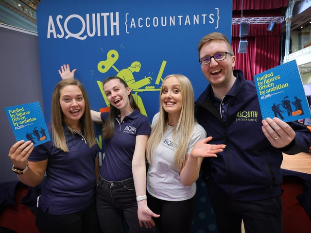 A smiling welcome from Asquith accountants at the Expo