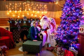 Santa’s arrives in his sleigh at 9.45am on November 21.