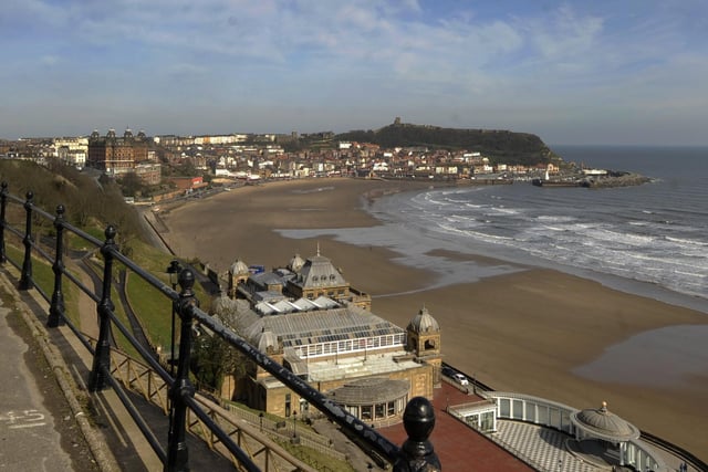 South Bay, Scarborough, during lockdown in March 2020.Picture by Simon Hulme