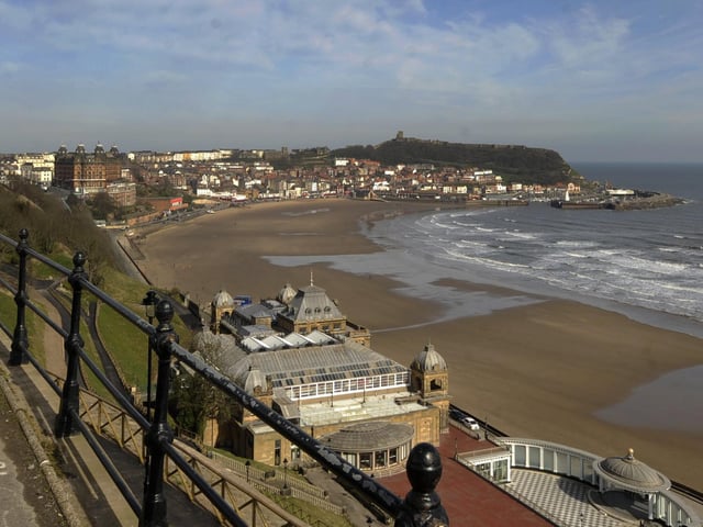 South Bay, Scarborough, during lockdown in March 2020.Picture by Simon Hulme
