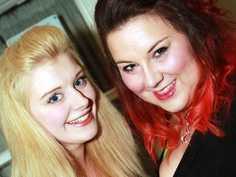 Jo and Beth enjoying their night out together 150215n