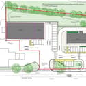 Proposed Seamer Road drive-through and retail units.  image: Wake Morley Architects Limited