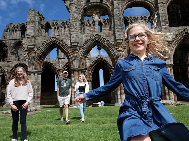 Family fun at the Abbey.picture: Richard Ponter
