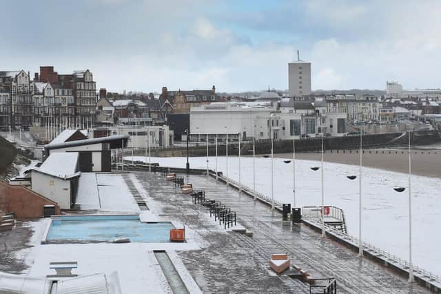 Bridlington is set for an unsettled Christmas weekend, according to the Met Office.